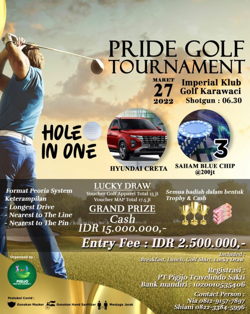 golf, pigijo, golf tournament, turnamen golf, imperial golf, hole in one, 
