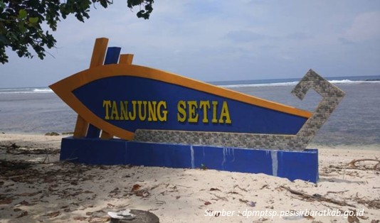rekomendasi Pantai di Pesisir Barat Lampung Pantai Tanjung setia