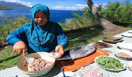 Kuliner khas Halmahera yang disiapkan sepenuh hati
