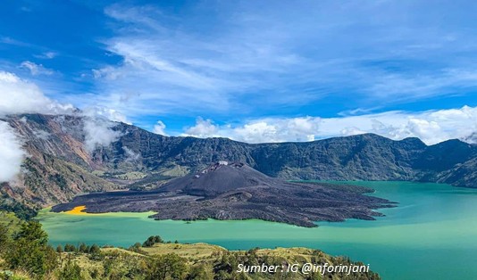 Keunikan Kawasan Wisata Geopark Rinjani Lombok NTB