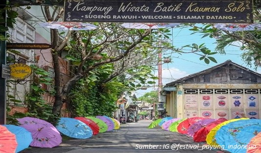 Kreasi Payung Tradisi Nusantara