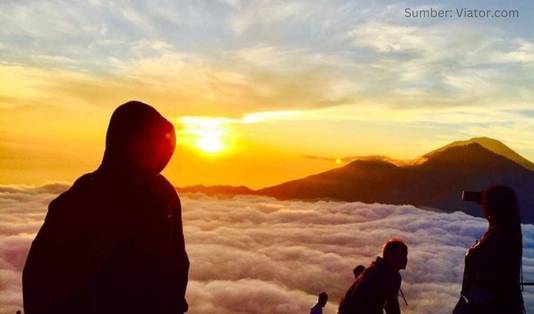 Gunung Batur, Danau Batur, Sunrise, Trekking, Hiking, Puncak Gunung Batur, Bali, Kintamani