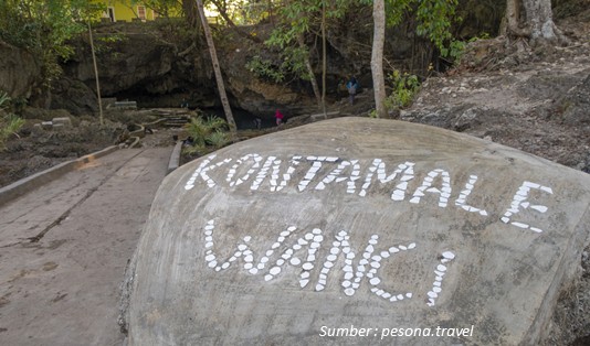 Gua Kontamale Pulau Wangi wangi
