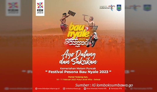 Acara Festival Bau Nyale 2023