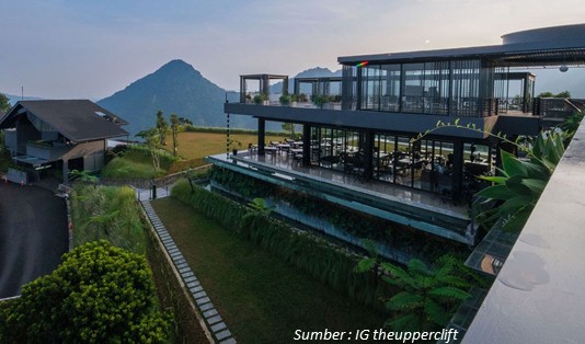 Cafe Instagramable di Sentul Upper Clift Cafe and Resort