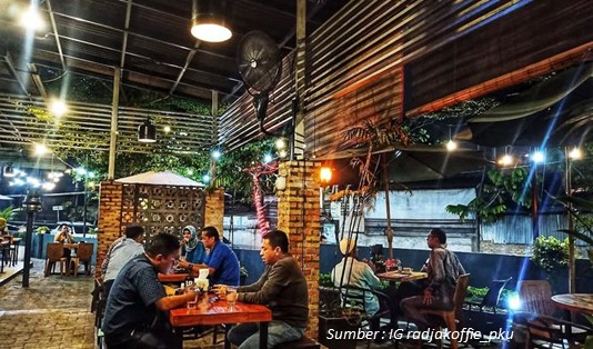 Cafe di Pekanbaru yang instagramable Radja Koffie Aceh