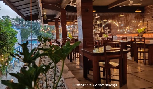 Karambia Cafe di Pekanbaru yang instagramable