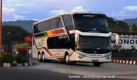 Sleeper Bus Jakarta-Surabaya, Sleeper Bus di Indonesia PO Sinar Jaya
