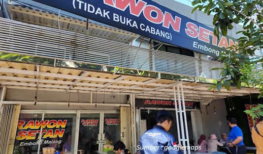 Warung Rawon Legendaris di Surabaya Rawon Setan