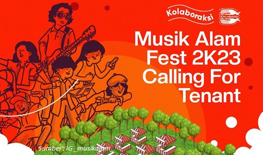Pelaksanaan Musik Alam Fest Tanjung Selor 2023