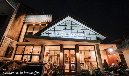 Tempat Makan Instagramable di Lembang Brew coffee