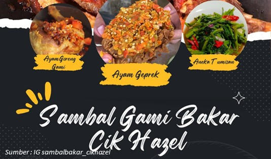 Kuliner Pagi Malam Bintaro Sambal Bakar Cik Hazel