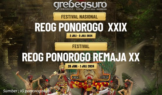 Jadwal Peringatan Grebeg Suro Ponorogo 2024