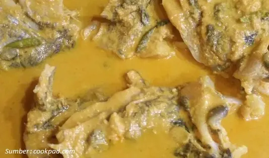 Makanan Khas Pesisir Selatan Gulai Ambacang Ikan Karang