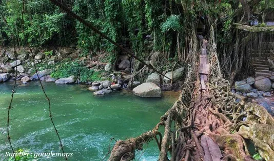 Sejarah Jembatan Akar Bayang