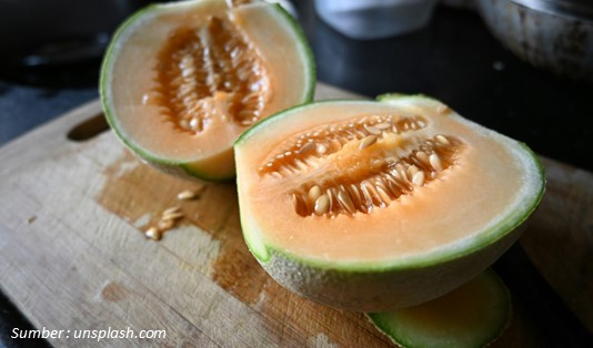 buah penambah darah yang baik untuk lambung melon