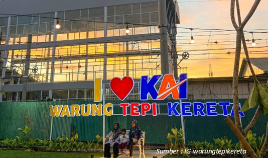 Tempat Hits Dekat Stasiun Bogor Warung Tepi Kereta