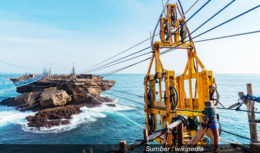 Kereta Gantung Pantai Timang Yogyakarta