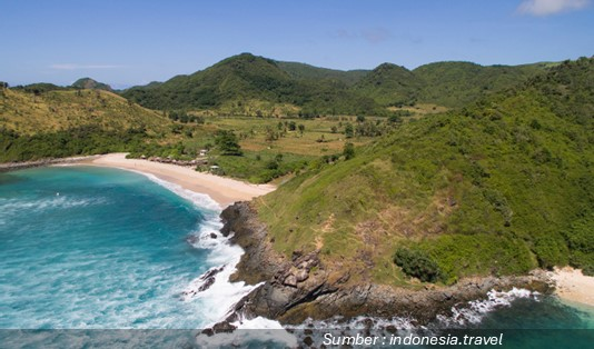 Pantai Eksotis Mandalika Pantai mawi