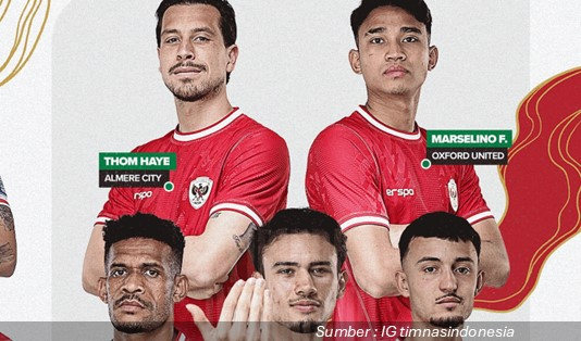 Daftar 5 Pemain Tengah Timnas Indonesia